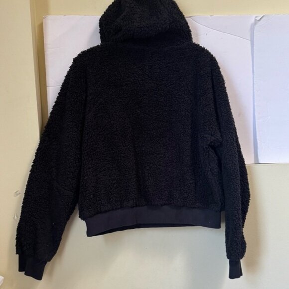 Lululemon Oh So Sherpa Fleece Half Zip Jacket Hoodie Pockets Jersey Lined Top 10 - Picture 5 of 16